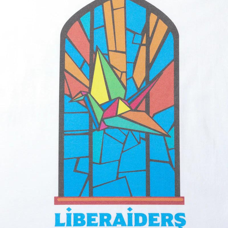 LIBERAIDERS(リベレイダース) / 半袖 Tシャツ / STAINED GLASS TEE - WHITE / 736112601/ メンズ