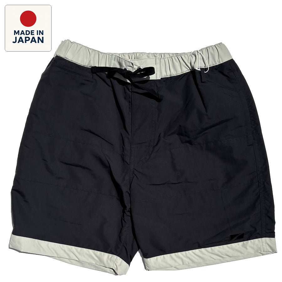 SHORT PANTS EVERY DAY ショートパンツエブリデイ/ 街履きボードショーツ / 3LINE - BLACK x GRAY / SPED-0076 /メンズ 日本製