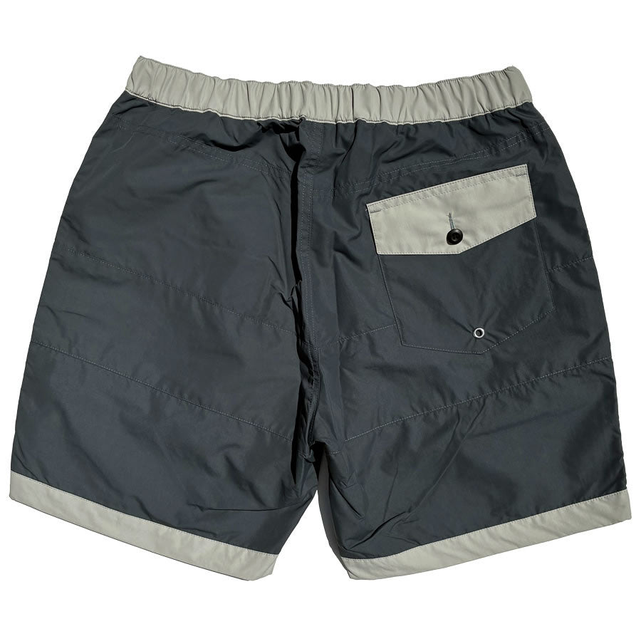 SHORT PANTS EVERY DAY ショートパンツエブリデイ/ 街履きボードショーツ / 3LINE - CHARCOAL x GRAY / SPED-0076 /メンズ 日本製