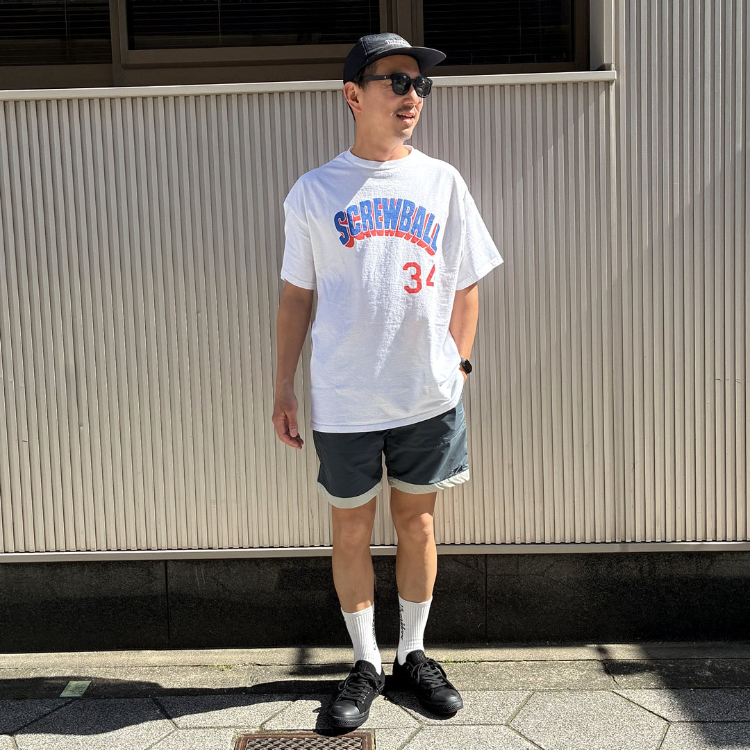 SHORT PANTS EVERY DAY ショートパンツエブリデイ/ 街履きボードショーツ / 3LINE - CHARCOAL x GRAY / SPED-0076 /メンズ 日本製