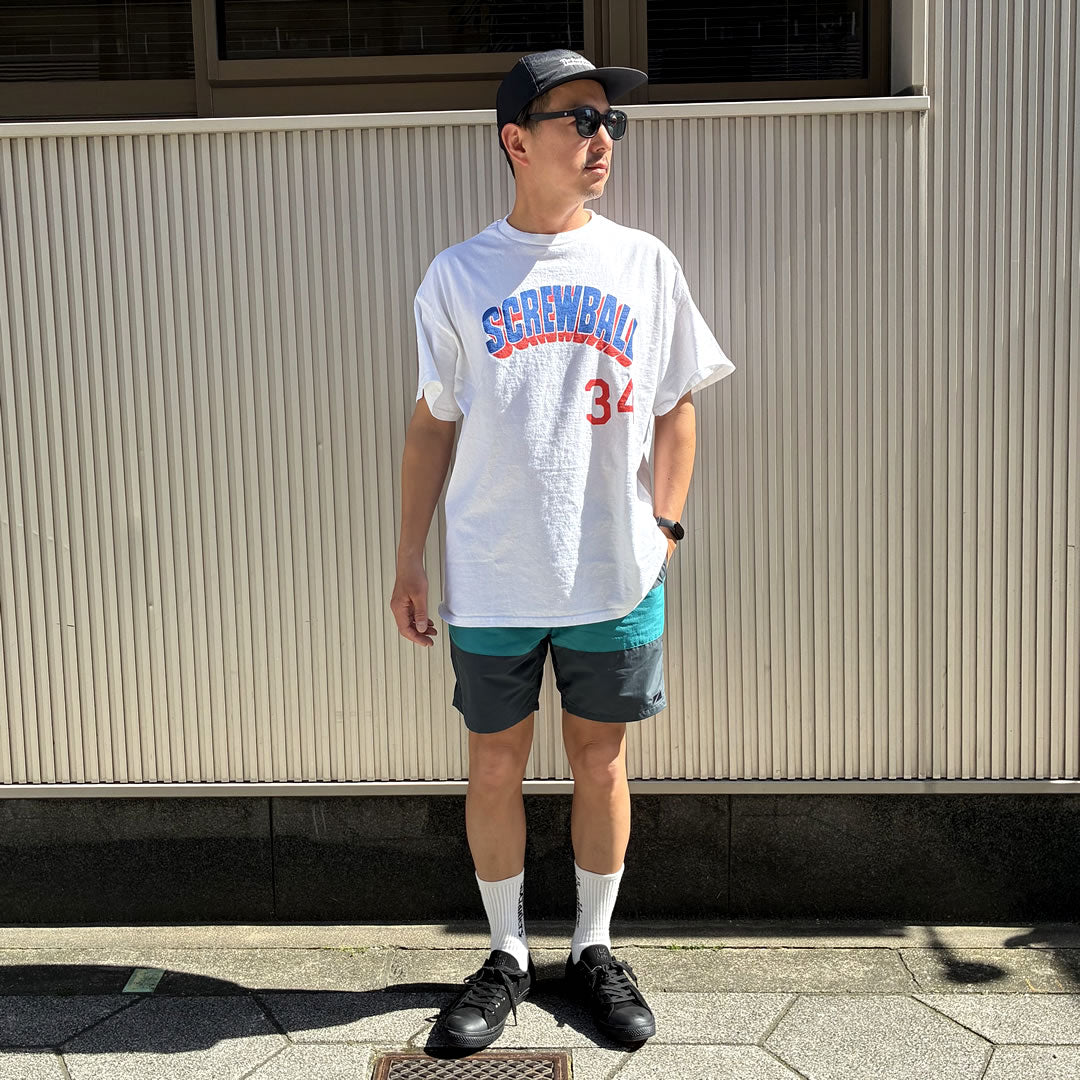 SHORT PANTS EVERY DAYショートパンツエブリデイ/街履きボードショーツ/COAST II CENTER LINE -CHARCOALxTEAL/SPED-0137/メンズ日本製