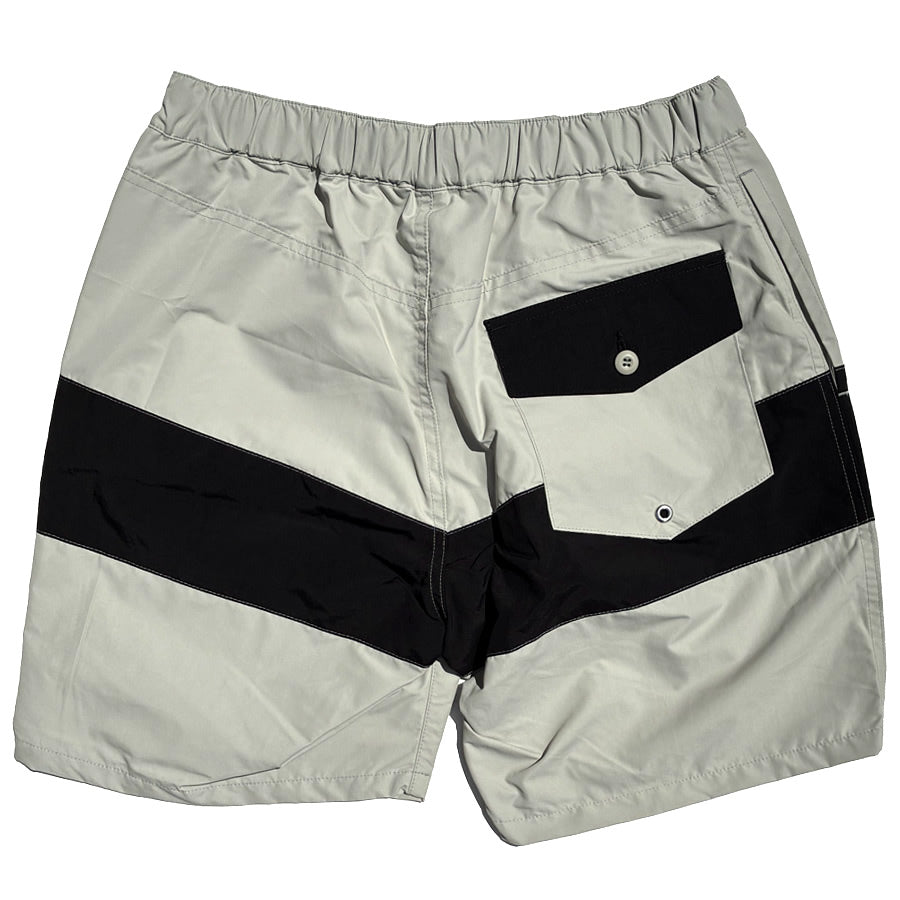 SHORT PANTS EVERY DAY ショートパンツエブリデイ/街履きボードショーツ/COAST II CENTER LINE - GRAY x BLACK/SPED-0137/メンズ 日本製