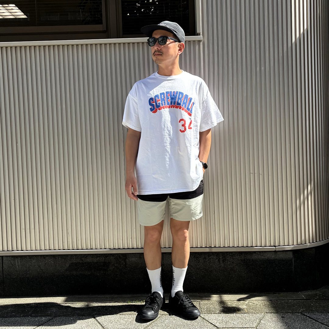 SHORT PANTS EVERY DAY ショートパンツエブリデイ/街履きボードショーツ/COAST II CENTER LINE - GRAY x BLACK/SPED-0137/メンズ 日本製