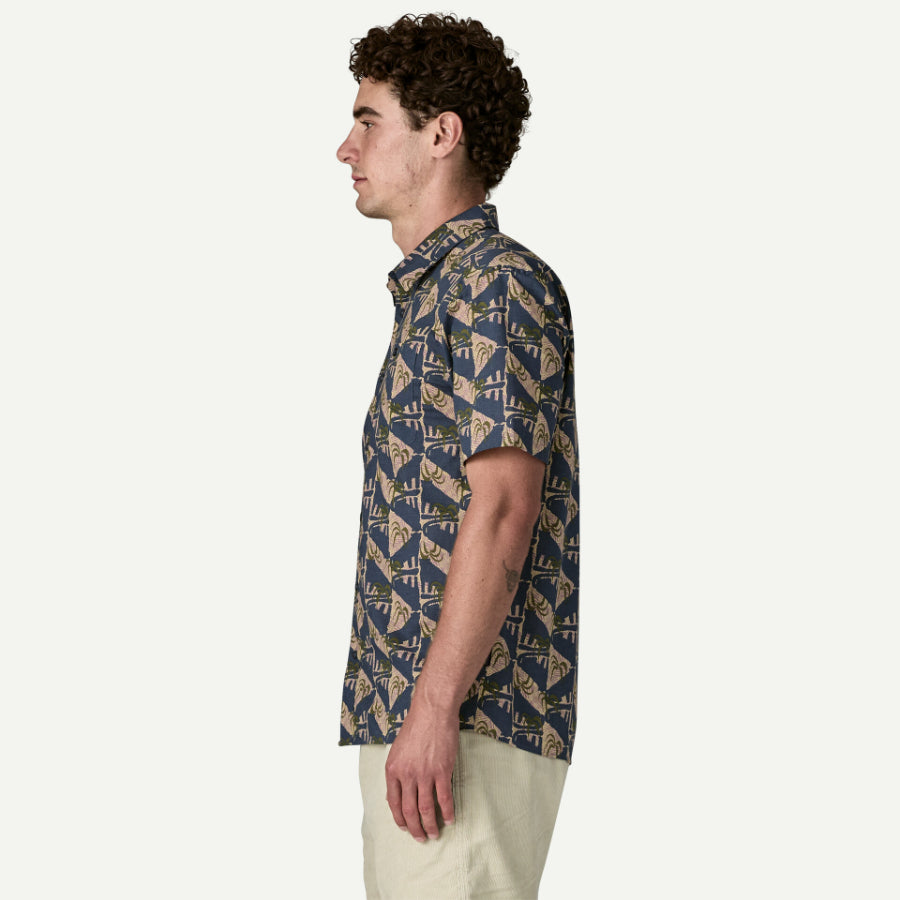 PATAGONIA(パタゴニア) / 半袖シャツ / M'S GO TO SHIRT - JAGUAR GEO : DOLOMITE BLUE/ 52691 / メンズ