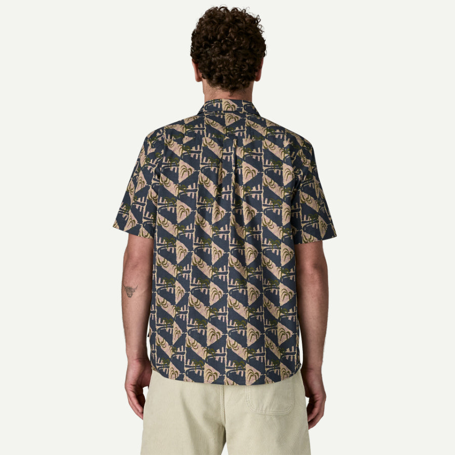 PATAGONIA(パタゴニア) / 半袖シャツ / M'S GO TO SHIRT - JAGUAR GEO : DOLOMITE BLUE/ 52691 / メンズ