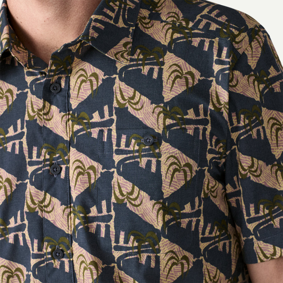 PATAGONIA(パタゴニア) / 半袖シャツ / M'S GO TO SHIRT - JAGUAR GEO : DOLOMITE BLUE/ 52691 / メンズ