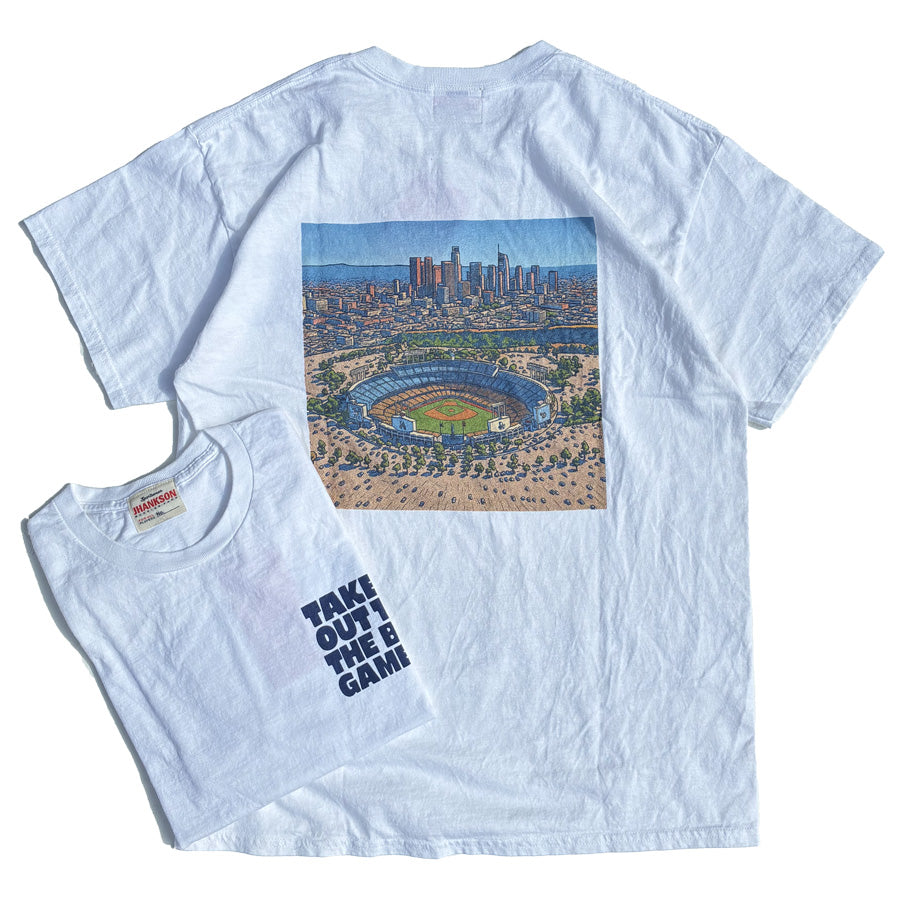 JHANKSON（ジャンクソン） / 半袖Tシャツ / BALL PARK TEE  - WHITE / Dodger stadium /  / JH26SS-006CS