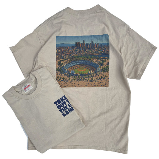 JHANKSON（ジャンクソン） / 半袖Tシャツ / BALL PARK TEE  - SAND / Dodger stadium / JH26SS-006CS