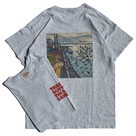 JHANKSON（ジャンクソン） / 半袖Tシャツ / BALL PARK TEE  - ASH / Oracle park / JH26SS-006CS