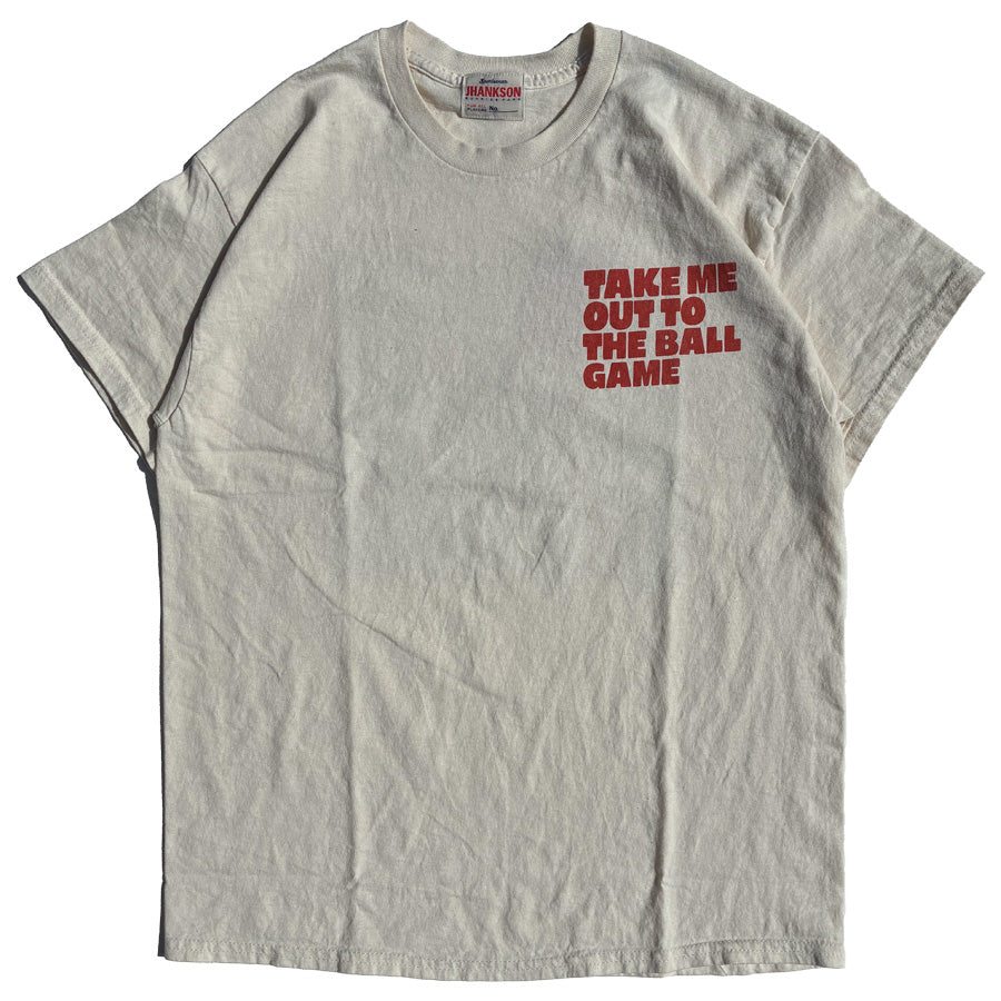 JHANKSON（ジャンクソン） / 半袖Tシャツ / BALL PARK TEE  - NATURAL / Oracle park / JH26SS-006CS
