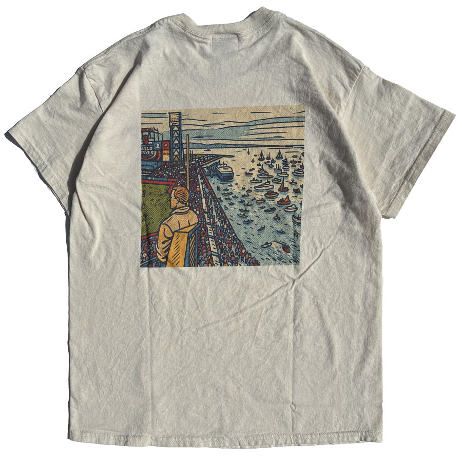 JHANKSON（ジャンクソン） / 半袖Tシャツ / BALL PARK TEE  - NATURAL / Oracle park / JH26SS-006CS