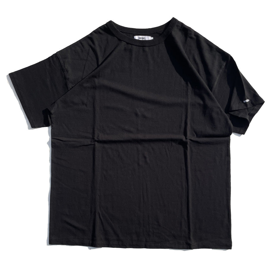 WAX(ワックス) / 半袖Tシャツ / Premium crew neck tee - BLACK / WX-0507 / メンズ THM