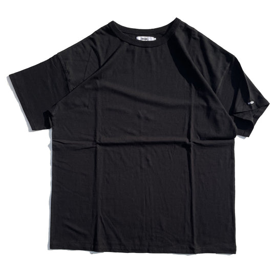 WAX(ワックス) / 半袖Tシャツ / Premium crew neck tee - BLACK / WX-0507 / メンズ THM