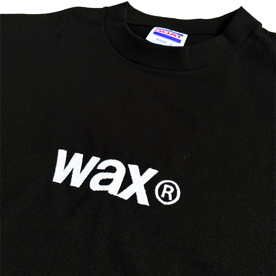 WAX(ワックス) / 半袖Tシャツ / wax stitch tee for GOAT - BLACK / WX-0520 / メンズ THM