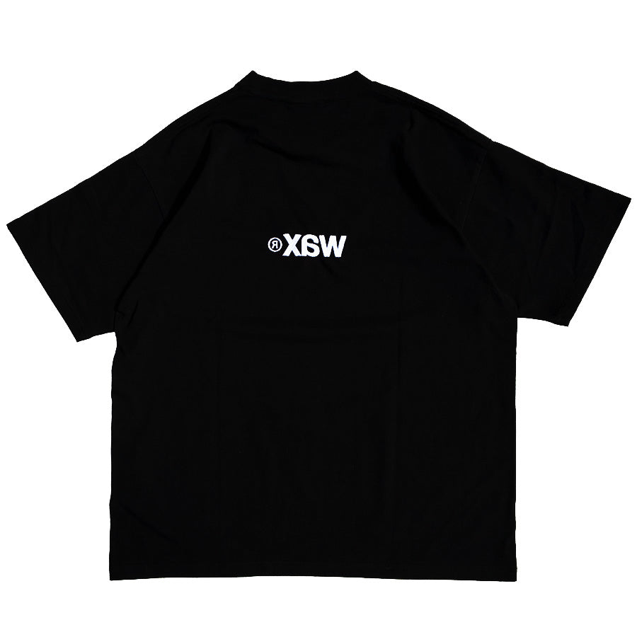 WAX(ワックス) / 半袖Tシャツ / wax stitch tee for GOAT - BLACK / WX-0520 / メンズ THM