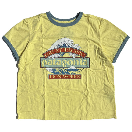 PATAGONIA(パタゴニア) / 半袖Tシャツ / W's GREAT  WAVES RINGER  TEE - LOMON ZEST / 37864 / レディース