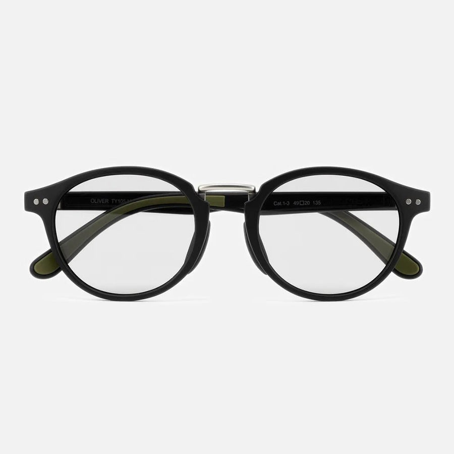 TYMER(タイマー) / 調光レンズ サングラス アイウェア / OLIVER - Matt Black  x Photochromic Grey / TY105-MBK-PGY / メンズ