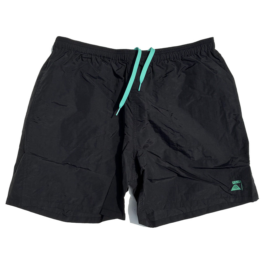 POLeR OUTDOOR STUFF(ポーラーアウトドアスタッフ) / ワイドショーツ 短パン / NYLON WIDE STUFF SHORTS 6inch - BLACK / 261MCV0019 / メンズ