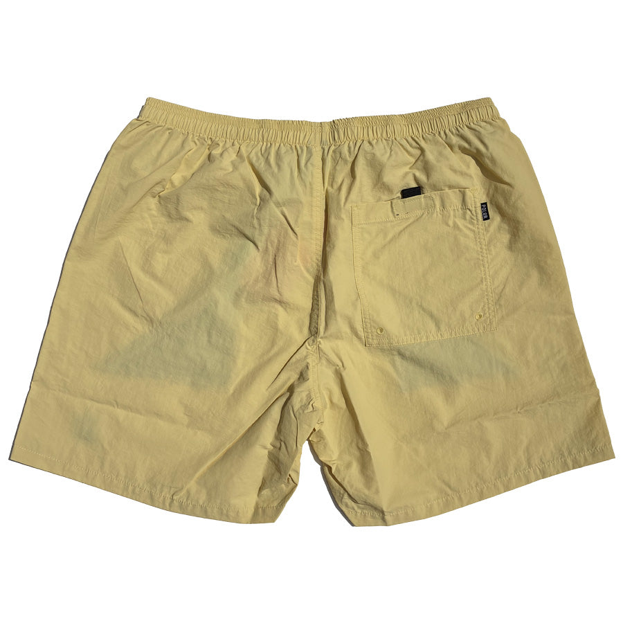POLeR OUTDOOR STUFF(ポーラーアウトドアスタッフ) / ワイドショーツ 短パン / NYLON WIDE STUFF SHORTS 6inch - LT YELLOW / 261MCV0019 / メンズ