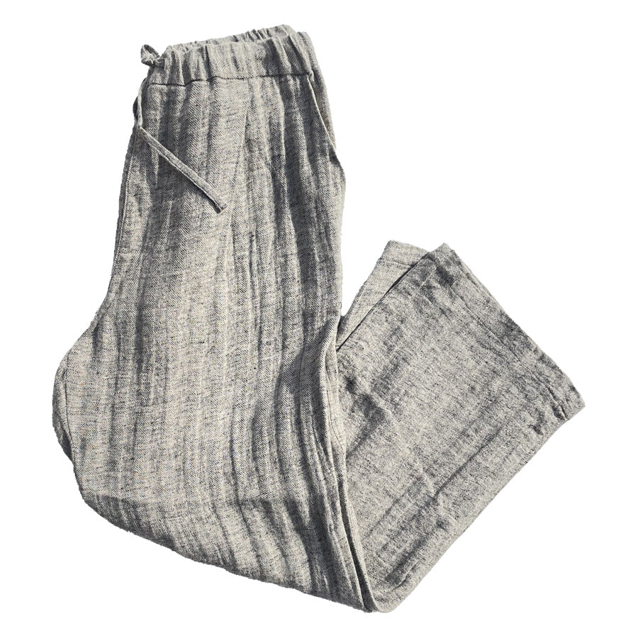 WAX(ワックス)  / リネン イージーパンツ / Linen herringbone pants  / WX-0497 / メンズ THM 日本製