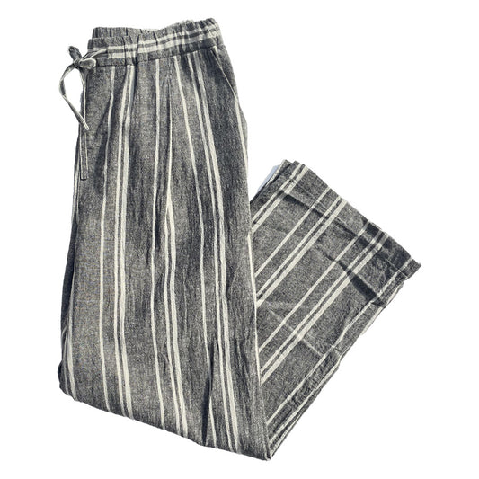 WAX(ワックス)  / リネン イージーパンツ / Linen stripe pants  / WX-0498 / メンズ THM 日本製