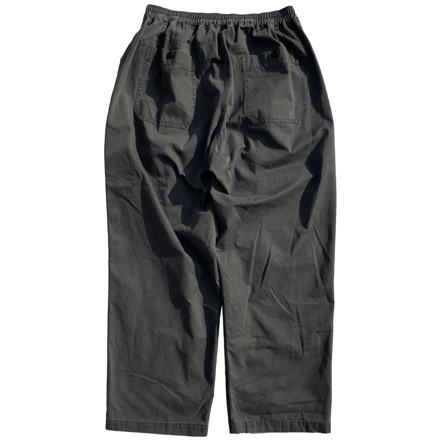 WAX(ワックス)  / コットン ビンテージウォッシュ イージーパンツ / Vintage wash pants - Washed Black / WX-0499 / メンズ THM