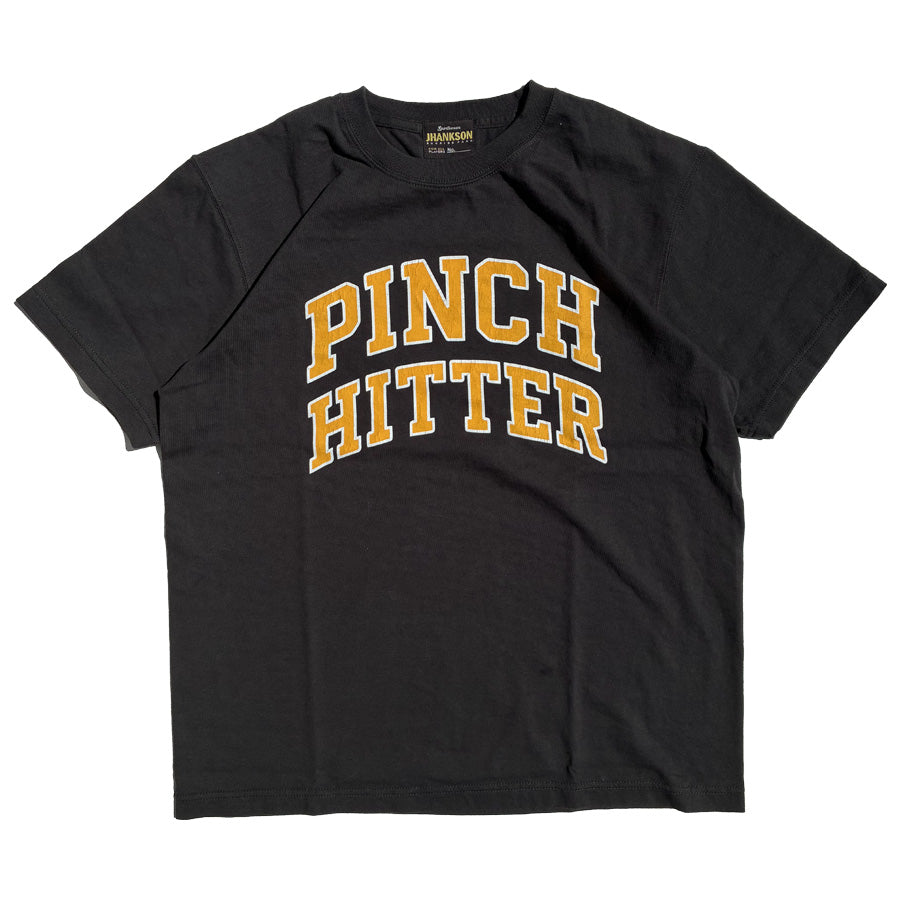 JHANKSON（ジャンクソン） / ピンチヒッター 半袖Tシャツ / PINCH HITTER TEE - BLACK / JH26SS-010CS
