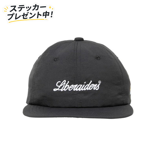 LIBERAIDERS(リベレイダース) / 6パネル キャップ / SUPPLEX NYLON CAP - BLACK / 739042601