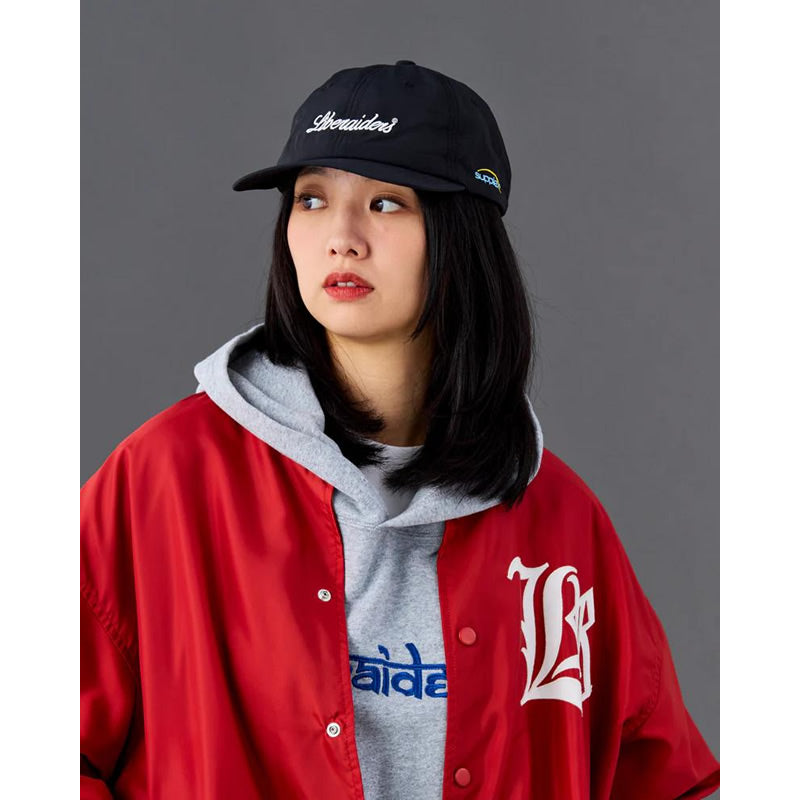 LIBERAIDERS(リベレイダース) / 6パネル キャップ / SUPPLEX NYLON CAP - BLACK / 739042601