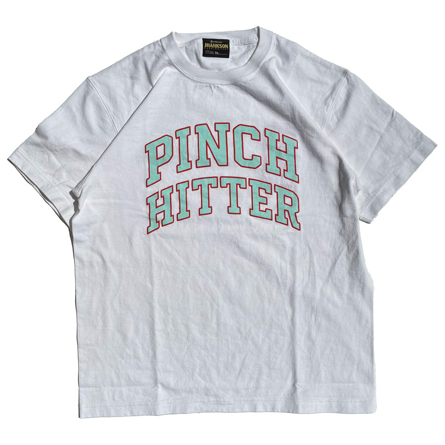 JHANKSON（ジャンクソン） / ピンチヒッター 半袖Tシャツ / PINCH HITTER TEE - WHITE / JH26SS-010CS