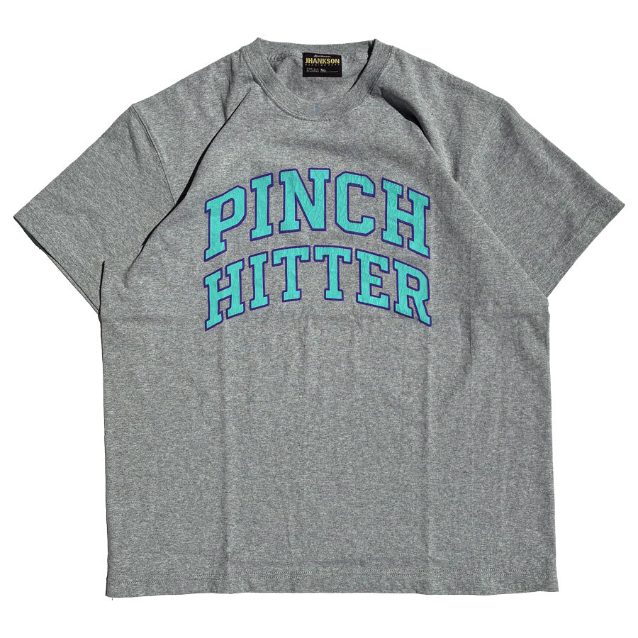 JHANKSON（ジャンクソン） / ピンチヒッター 半袖Tシャツ / PINCH HITTER TEE - ASH / JH26SS-010CS