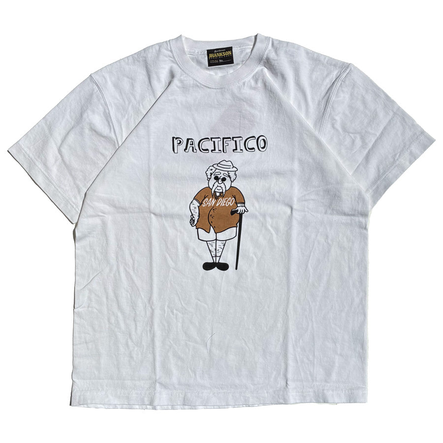 JHANKSON（ジャンクソン） / サンディエゴ 半袖Tシャツ / PACIFICO TEE - WHITE x MOCA / JH26SS-012CS