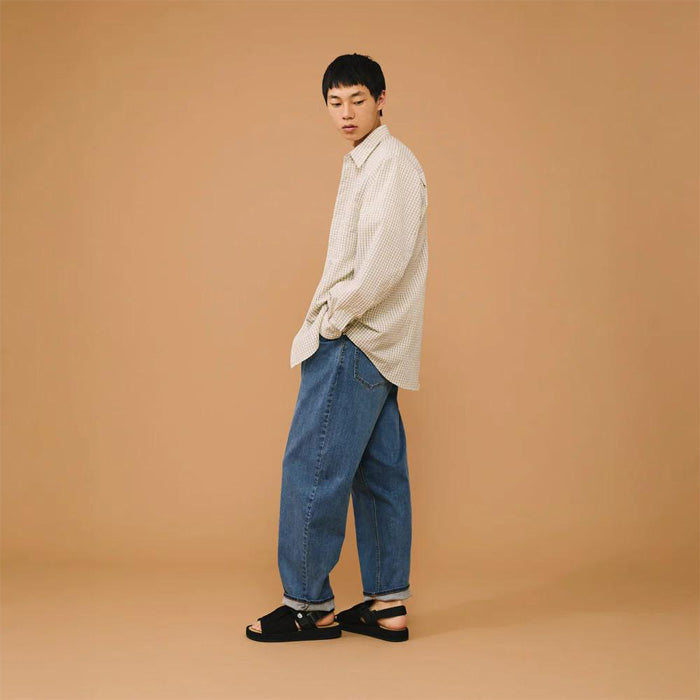 SHAKA (シャカ) / 4WAY ミュールサンダル / OPEN TOE MULE KILT SUEDE - BLACK / SK-356 / メンズ