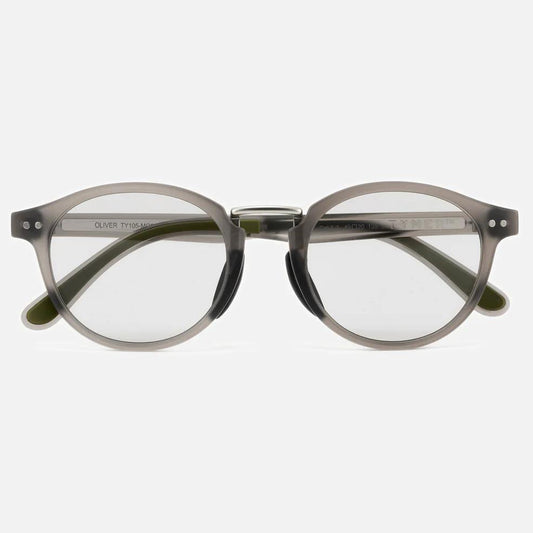 TYMER(タイマー) / 調光レンズ サングラス アイウェア / OLIVER - Matt Clear Grey2  x Photochromic Grey / TY105-MG2-PGY / メンズ