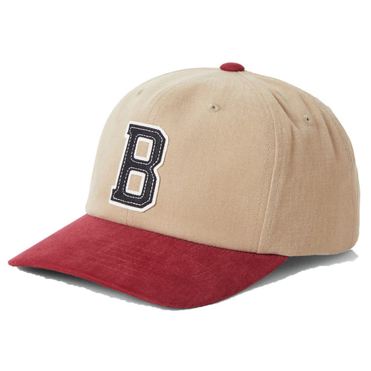 BRIXTON (ブリクストン) / キャップ 帽子 / BIG B MP CAP - SAND/BURGUNDY / 11158-SDBRG