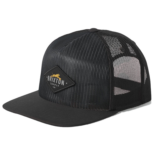 BRIXTON ( ブリクストン ) / メッシュキャップ スナップバック 帽子 / LEAPER ALL MESH TRUCKER HAT -BLACK / 12108-BKBLK