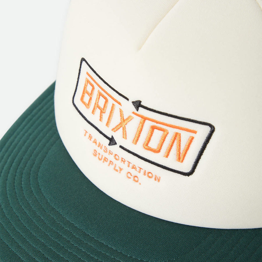 BRIXTON ( ブリクストン ) / メッシュキャップ スナップバック 帽子 / CALDWELL NETPLUS(R) TRUCKER HAT - PRIMAL GREEN/WHITECAP / 12076-PGWPG