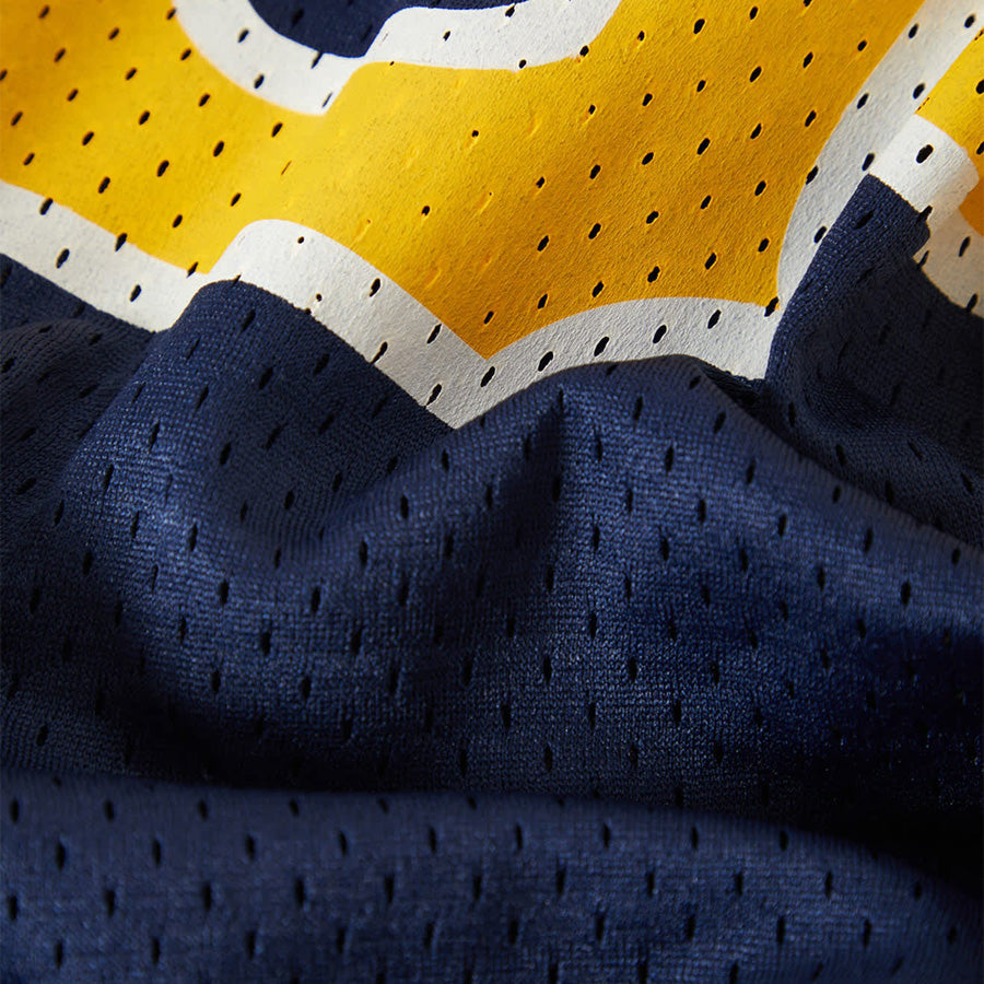 BRIXTON ( ブリクストン ) / 半袖メッシュジャージー ベースボールシャツ  / MESH BASEBALL JERSEY - WASHED NAVY / 23005-WANAV