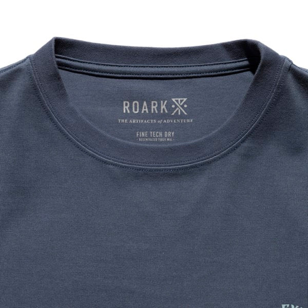 ROARK (ロアーク) /  厚手 コットンライク 半袖ドライTシャツ / "BEATS OF DISCOVERY" FINE TECH DRY TEE - ORION / RTJF1221 / メンズ