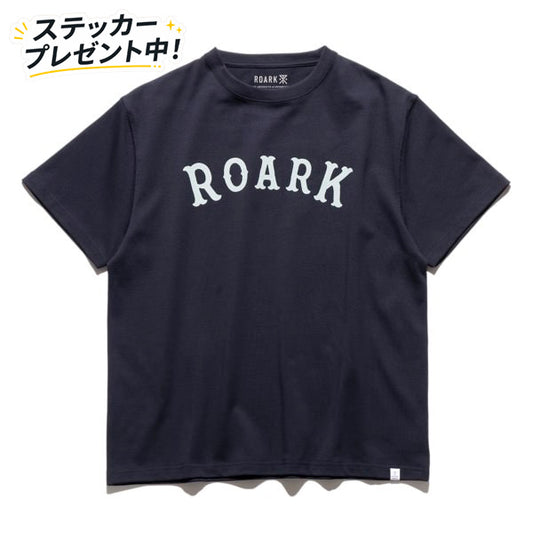 ROARK (ロアーク) /  半袖Tシャツ 厚手 / "MEDIEVAL LOGO" 14oz H/W TEE - DARK NAVY / RTJHW1220 / メンズ