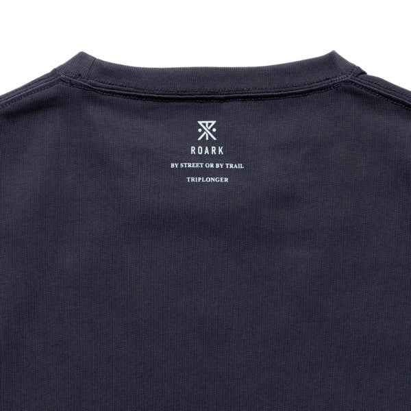 ROARK (ロアーク) /  半袖Tシャツ 厚手 / "MEDIEVAL LOGO" 14oz H/W TEE - DARK NAVY / RTJHW1220 / メンズ