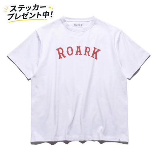 ROARK (ロアーク) /  半袖Tシャツ 厚手 / "MEDIEVAL LOGO" 14oz H/W TEE - WHITE / RTJHW1220 / メンズ