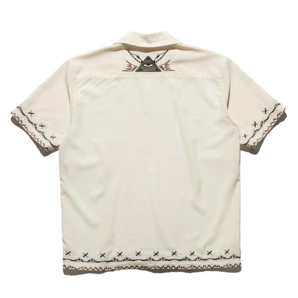 ROARK (ロアーク) / 半袖 シャツ / "AUGS PALM" GONZO S/S - UNBLEACHED AUGGIE PRINT / RWJ1221 / メンズ