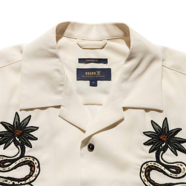 ROARK (ロアーク) / 半袖 シャツ / "AUGS PALM" GONZO S/S - UNBLEACHED AUGGIE PRINT / RWJ1221 / メンズ
