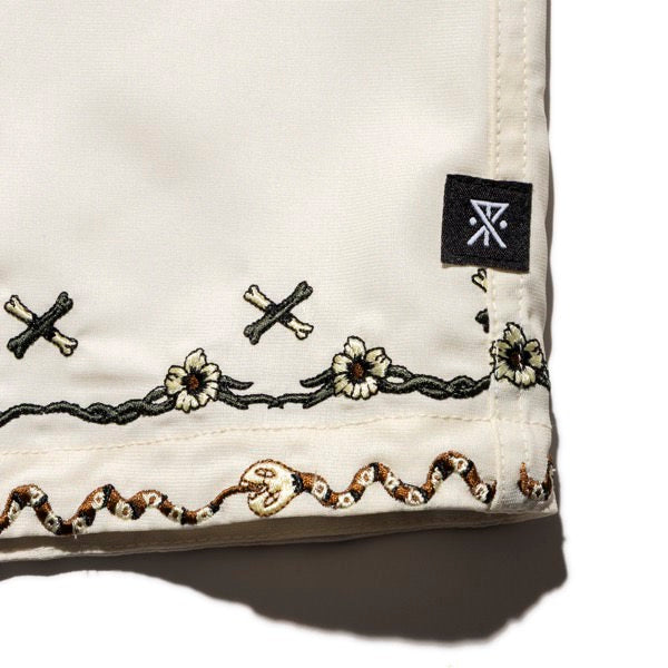 ROARK (ロアーク) / 半袖 シャツ / "AUGS PALM" GONZO S/S - UNBLEACHED AUGGIE PRINT / RWJ1221 / メンズ