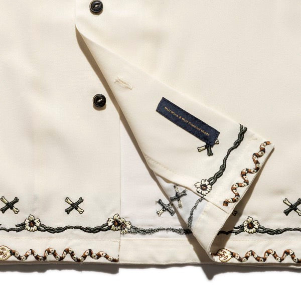 ROARK (ロアーク) / 半袖 シャツ / "AUGS PALM" GONZO S/S - UNBLEACHED AUGGIE PRINT / RWJ1221 / メンズ