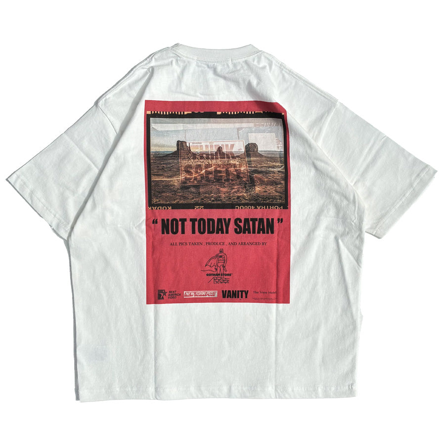 GOTHAM STORE ゴッサムストア / 半袖Tシャツ / NOT today Satan- WHITE / GS-26SS-001 / メンズ