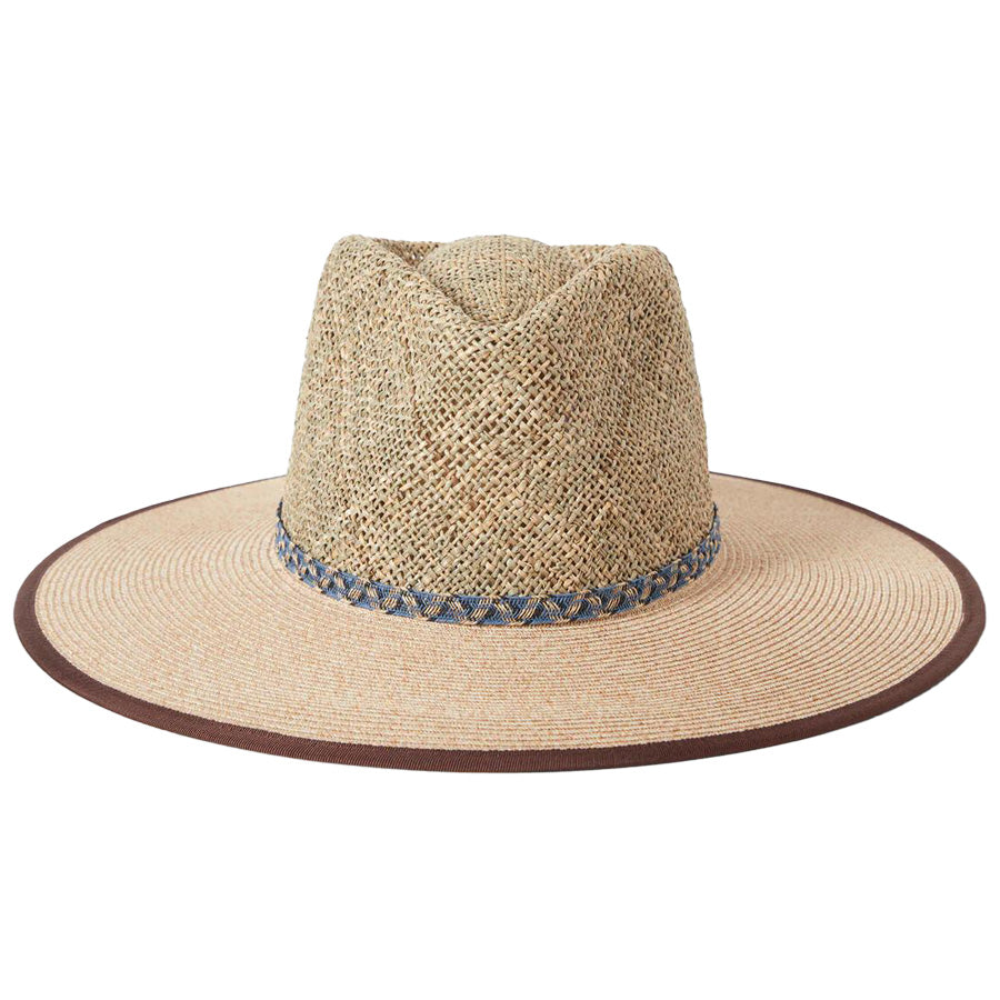 BRIXTON ( ブリクストン ) / ストローハット 帽子 麦わら / NOVA SEAGRASS STRAW HAT - NATURAL x BLACK / 12066-NABLK