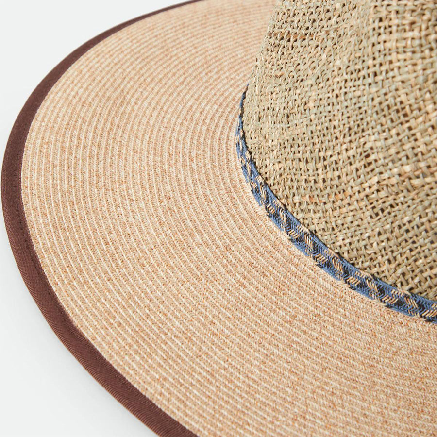 BRIXTON ( ブリクストン ) / ストローハット 帽子 麦わら / NOVA SEAGRASS STRAW HAT - NATURAL x BLACK / 12066-NABLK