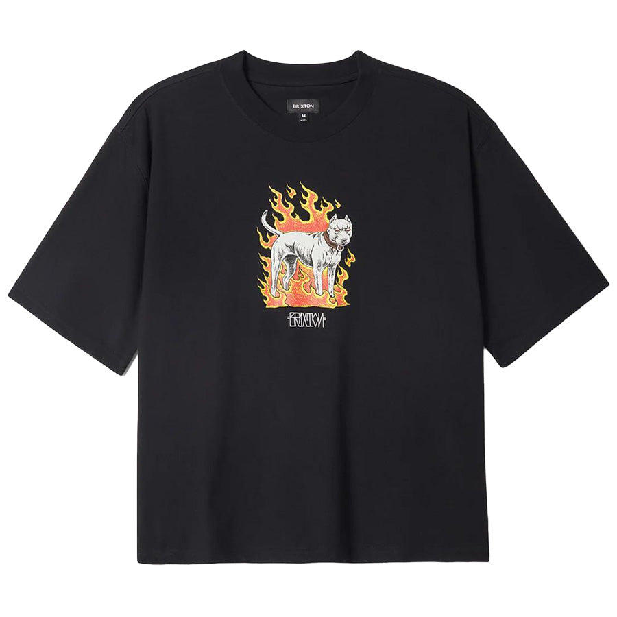 BRIXTON ( ブリクストン ) / Tシャツ 半袖 / WILSHRE S/S BOXED CROP - BLACK / 17549 - BLACK